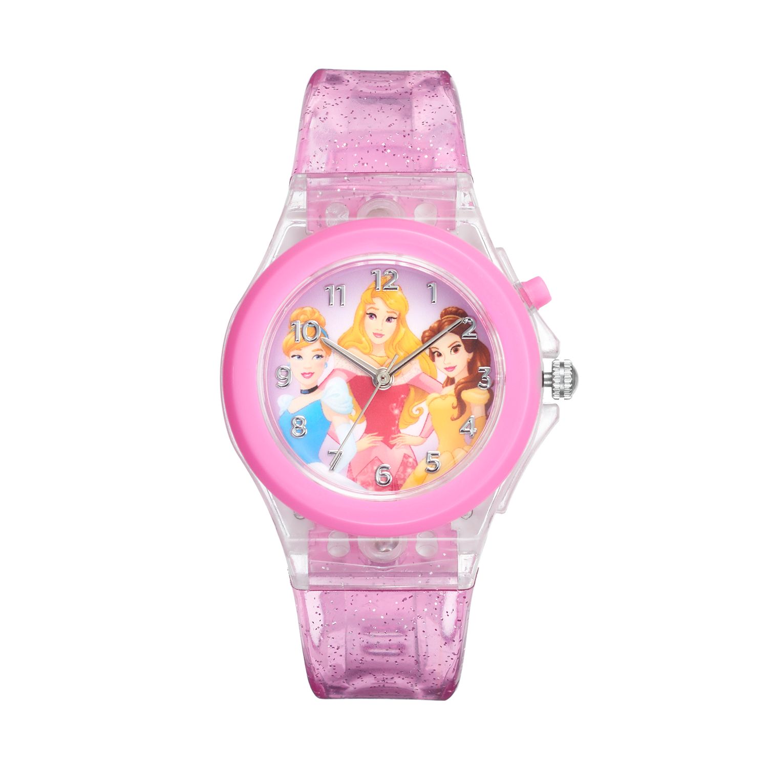 Disney Princess Aurora, Belle \ Cinderella Kids' Light-Up Watch